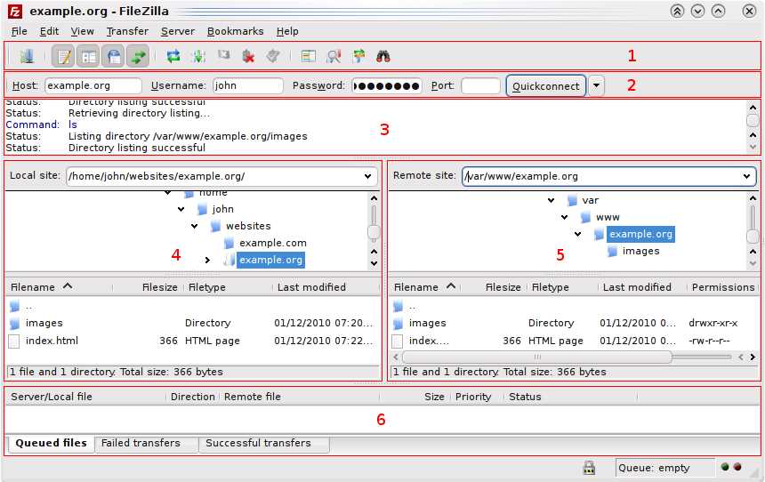 Скачивание и установка Filezilla
